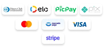 Formas de pagamento aceitas